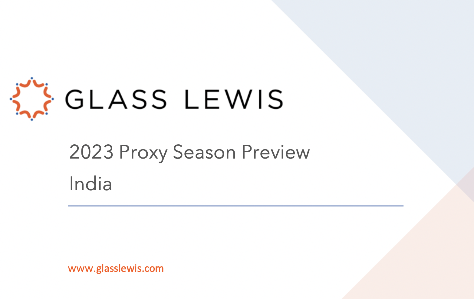 India Proxy Season 2023 Preview & Policy Guideline Updates Glass Lewis